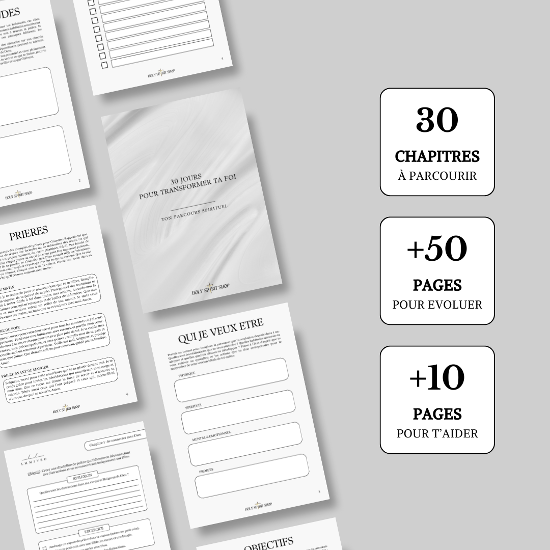 PLANNER 30 jours pour transformer ta foi