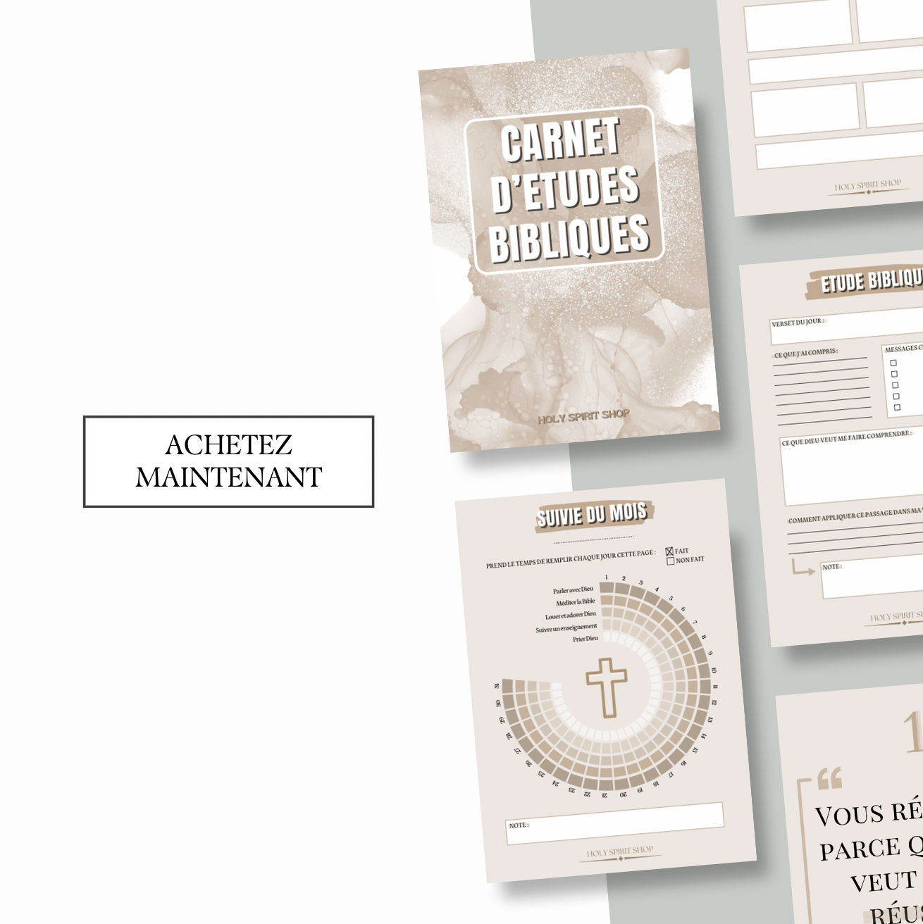 CARNET D'ÉTUDES BIBLIQUES